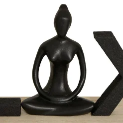 Mot à poser Yogi l.36cm assorti- Blanc- Atmosphera