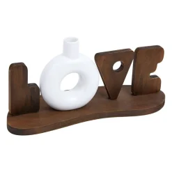 Mot déco à poser céramique et Mdf LOVE