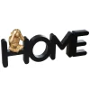 Mot déco Singe - bois et résine - noir - 37 - 3x16 cm - Atmosphera