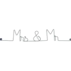 Mrs & Mr - Sculpture fil de fer 50-60 cm - Bijoux de mur