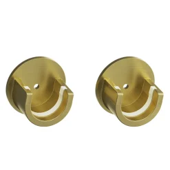 Naissance support tringle à rideau Elasa métal doré Ø19/28mm GoodHome