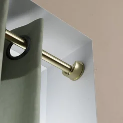 Naissance support tringle à rideau Elasa métal doré Ø19/28mm GoodHome