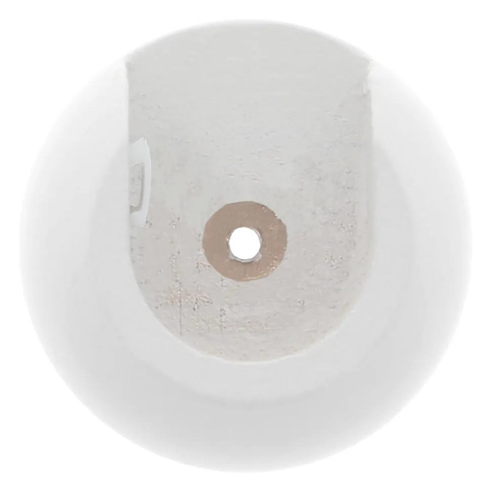 Naissance support tringle à rideau Volos bois de hêtre blanc Ø28mm GoodHome