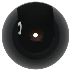 Naissance support tringle à rideau Lamia bois de hêtre noir Ø28mm GoodHome