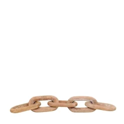 Objet déco chaîne en bois 47cm