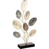 Objet déco Feuilles - métal - argent & doré H53 cm - Atmosphera
