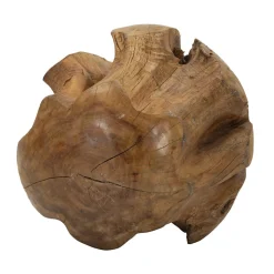 Objet Déco Rond en Teck