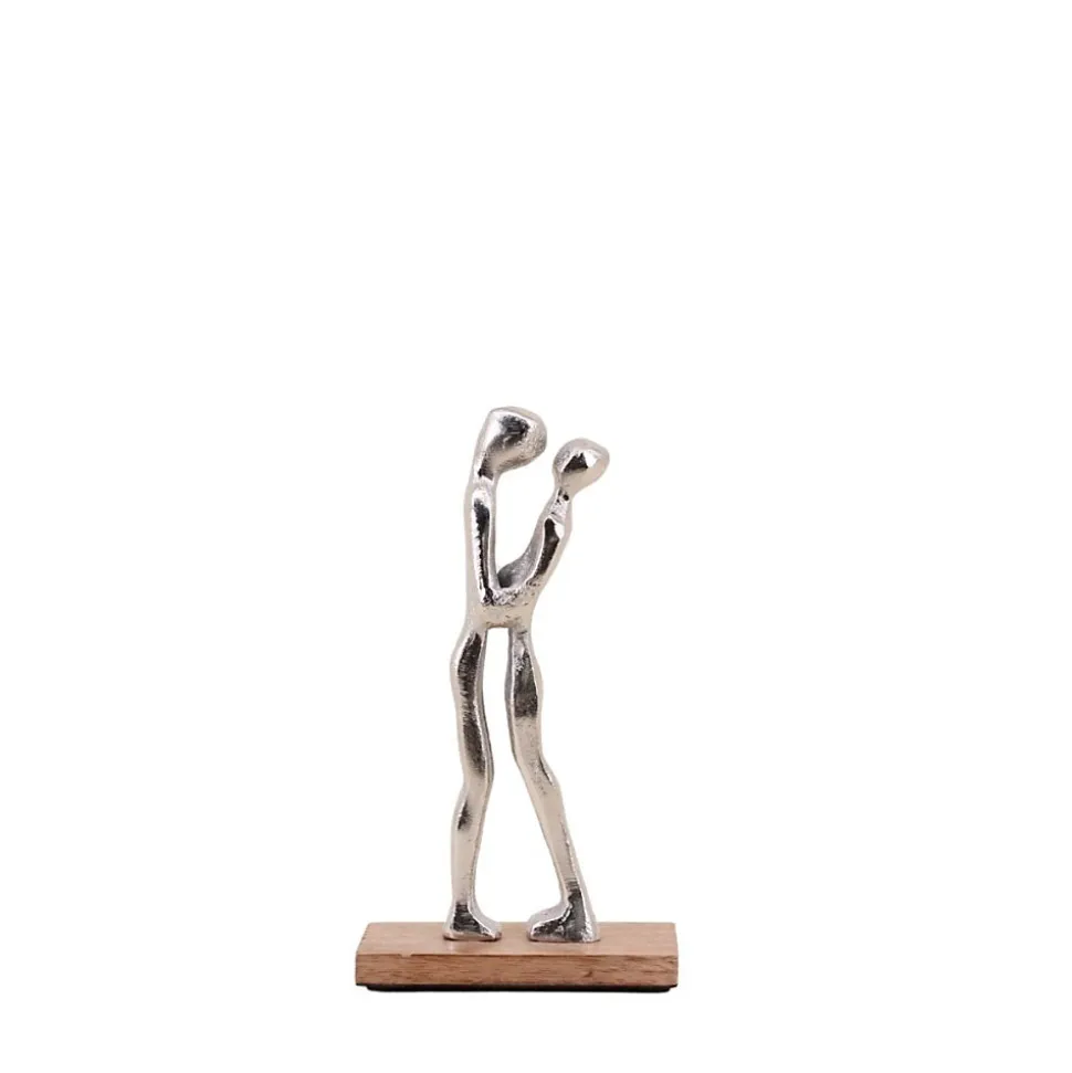 Objet déco silhouette couple 19cm