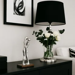 Objet déco silhouette couple 19cm