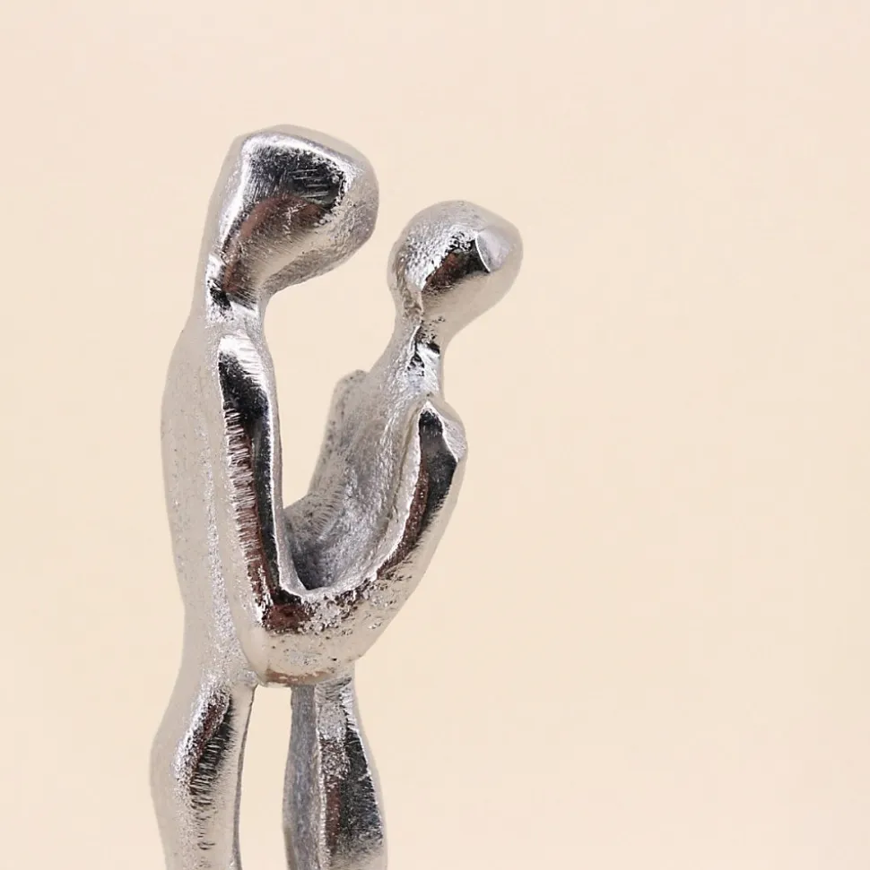 Objet déco silhouette couple 19cm