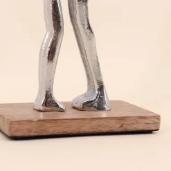 Objet déco silhouette couple 19cm