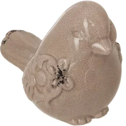 Oiseau Garden - céramique - 9 - 5x7 cm - Beige- Atmosphera