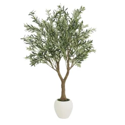 Olivier artificiel pot blanc 180cm