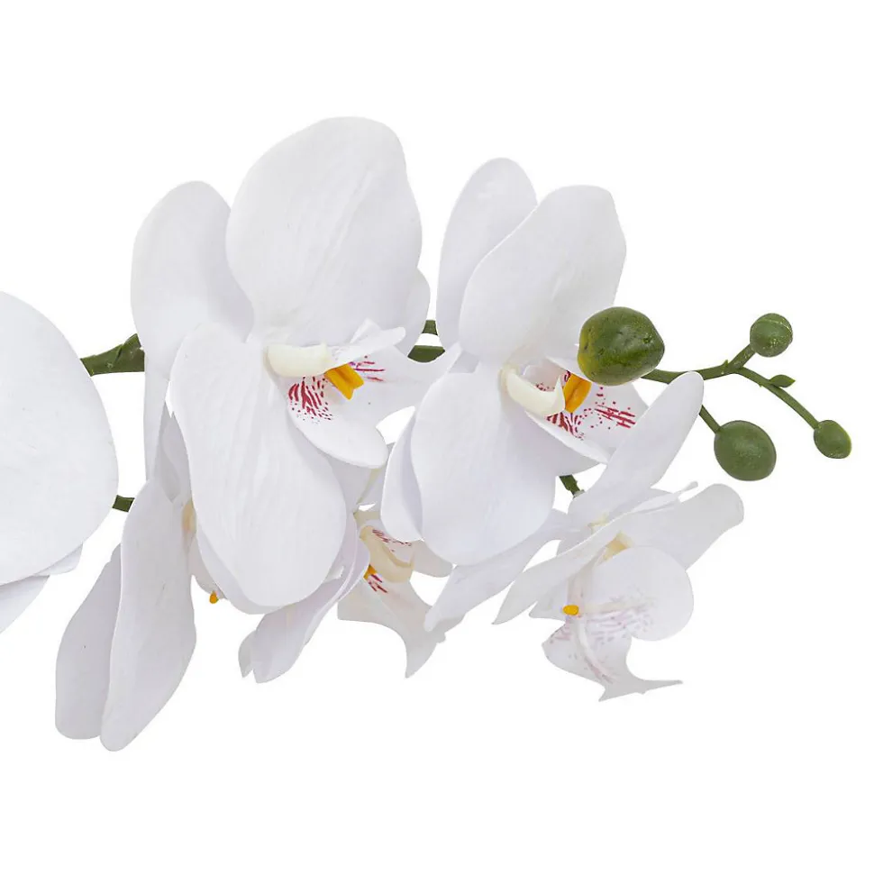 Orchidée artificielle Clera H52cm blanc - Atmosphera