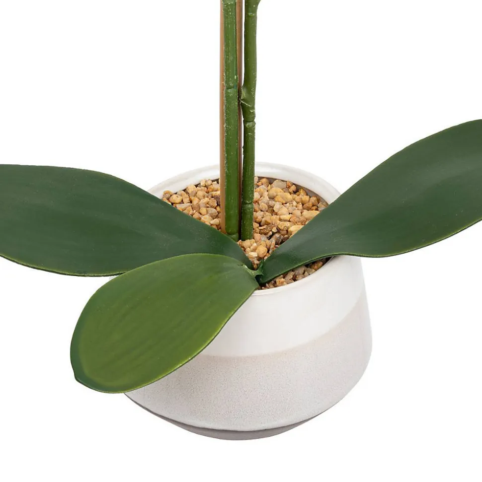 Orchidée artificielle Clera H52cm blanc - Atmosphera