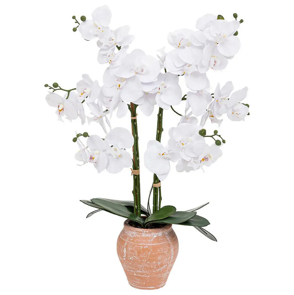 Orchidée artificielle Dena H65cm rose terracotta - Atmosphera