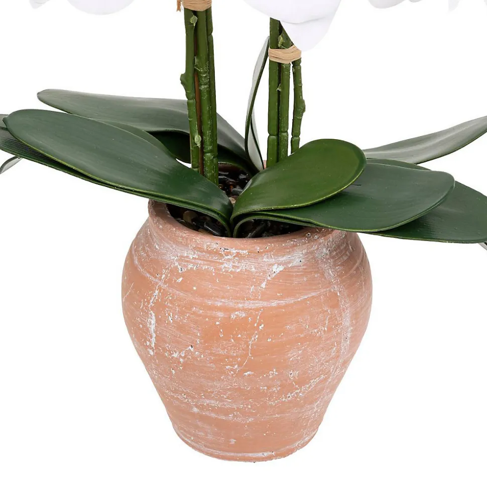 Orchidée artificielle Dena H65cm rose terracotta - Atmosphera