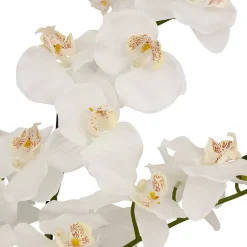 Orchidée artificielle en pot Mick pot en céramique blanc H80cm - Atmosphera