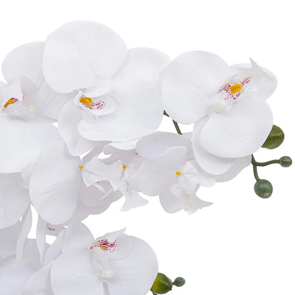 Orchidée artificielle Riva H60cm blanc - Atmosphera