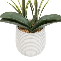 Orchidée artificielle Riva H60cm blanc - Atmosphera