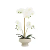 Orchidée artificielle toucher naturel 45cm