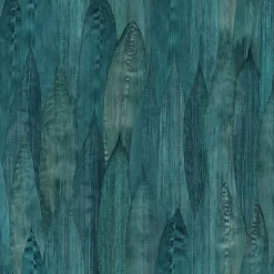 Origin Wallcoverings papier peint feuilles bleu canard - 53 cm x 10.05 m - 347368