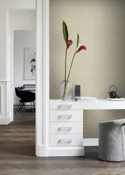 Origin Wallcoverings papier peint ornement bronze brillant - 53 cm x 10.05 m - 346247