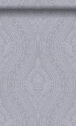 Origin Wallcoverings papier peint ornement violet et gris - 53 cm x 10.05 m - 346631