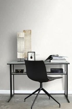 Origin Wallcoverings papier peint à dessin baroque en velours blanc - 53 cm x 10.05 m - 346601