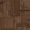 Origin Wallcoverings papier peint tôles ondulées en métal industrielles 3D brun rouille - 53 cm x 10.05 m - 347616