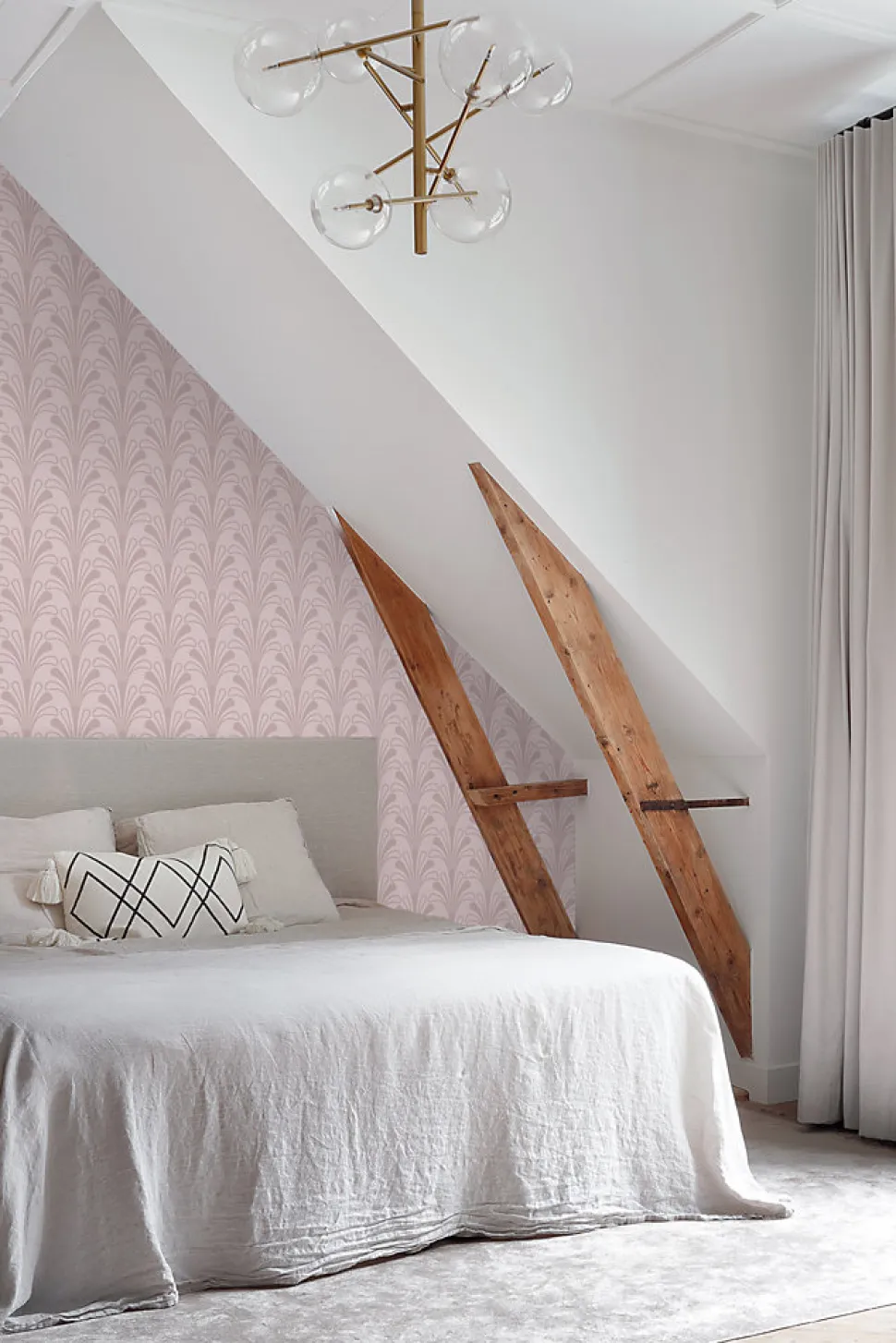 Origin Wallcoverings papier peint art déco lilas violet - 50 x 900 cm - 347969