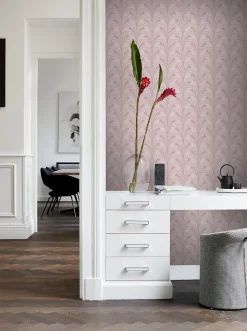 Origin Wallcoverings papier peint art déco lilas violet - 50 x 900 cm - 347969