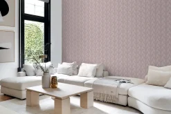 Origin Wallcoverings papier peint art déco lilas violet - 50 x 900 cm - 347969