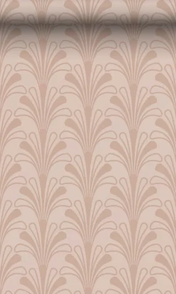 Origin Wallcoverings papier peint art déco rose terracotta - 50 x 900 cm - 347968