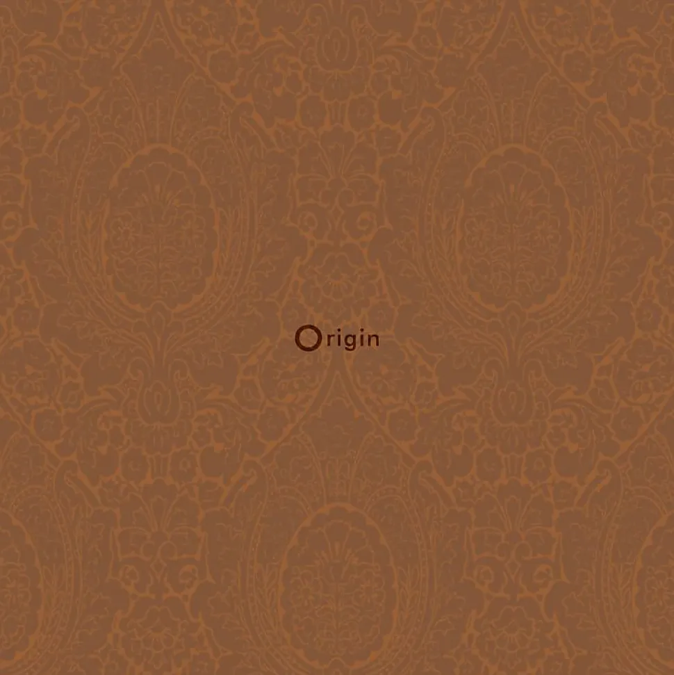 Origin Wallcoverings papier peint ornement jaune safran - 53 cm x 10.05 m - 345430