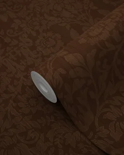 Origin Wallcoverings papier peint ornement marron et or brillant - 53 cm x 10.05 m - 345416