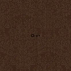 Origin Wallcoverings papier peint ornement marron et or brillant - 53 cm x 10.05 m - 345416