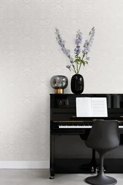 Origin Wallcoverings papier peint ornement gris - 53 cm x 10.05 m - 346524