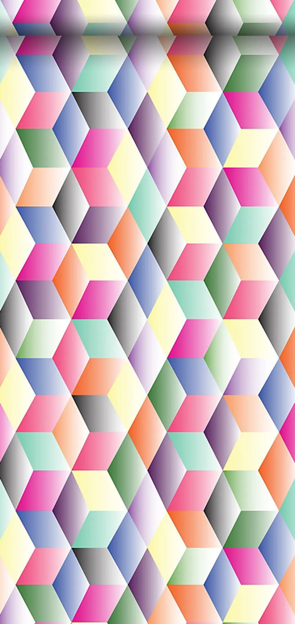 Origin Wallcoverings papier peint intissé XXL dessin graphique multicolore - 50 x 900 cm - 357206