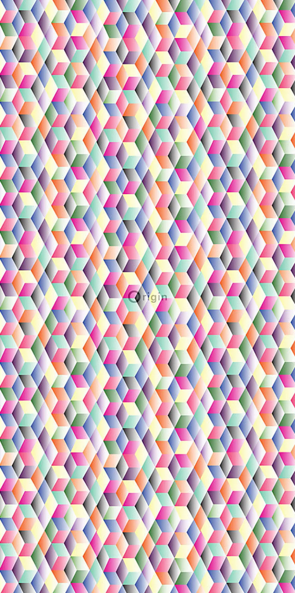 Origin Wallcoverings papier peint intissé XXL dessin graphique multicolore - 50 x 900 cm - 357206