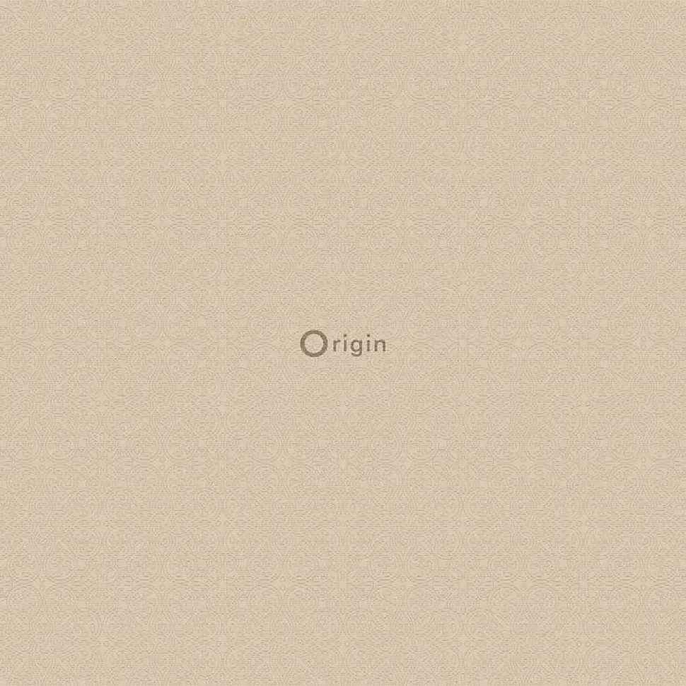 Origin Wallcoverings papier peint petits ornements beige crème - 53 cm x 10.05 m - 345443