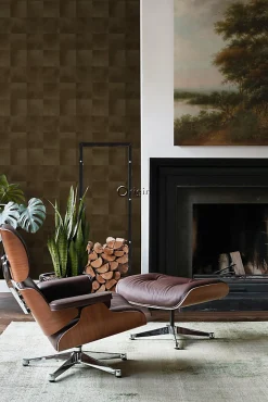 Origin Wallcoverings papier peint motif en peau d'animal brun rouille - 53 cm x 10.05 m - 347798