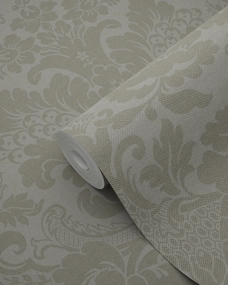 Origin Wallcoverings papier peint ornement marron clair - 53 cm x 10.05 m - 347034