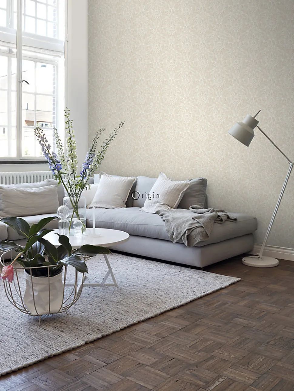 Origin Wallcoverings papier peint ornement beige - 53 cm x 10.05 m - 347307