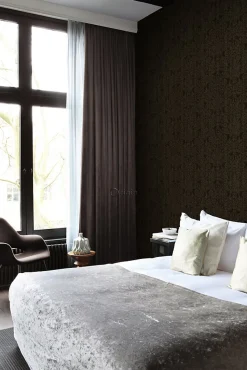 Origin Wallcoverings papier peint ornement noir - 53 cm x 10.05 m - 345417