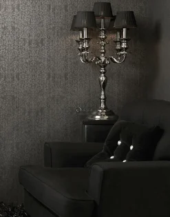 Origin Wallcoverings papier peint ornement noir - 53 cm x 10.05 m - 345417