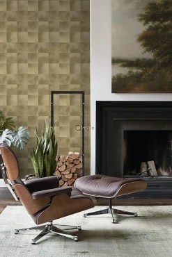 Origin Wallcoverings papier peint motif en peau d'animal marron - 53 cm x 10.05 m - 347324