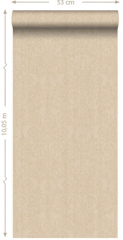 Origin Wallcoverings papier peint ornement gris clair - 53 cm x 10.05 m - 345413