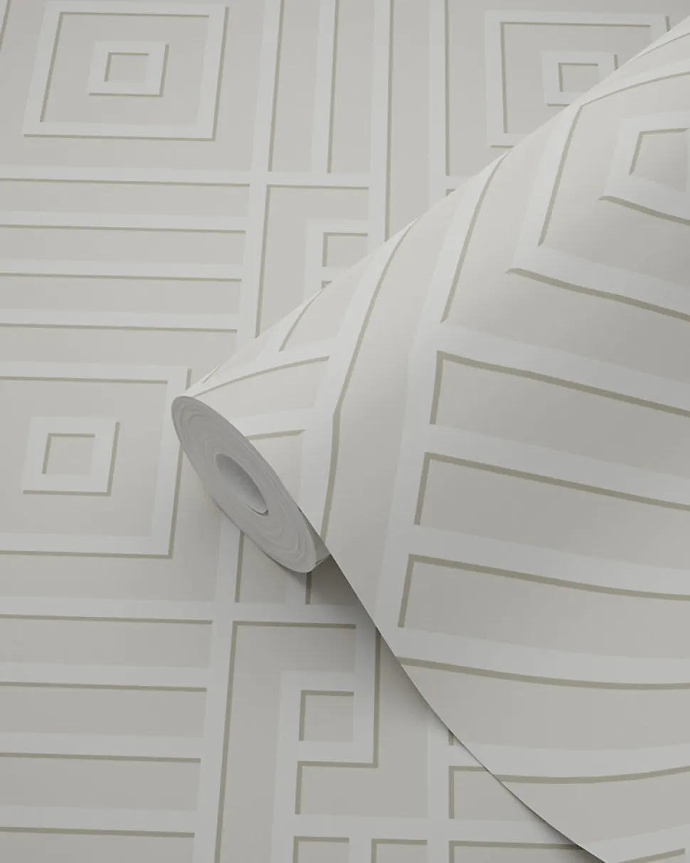 Origin Wallcoverings papier peint motif graphique 3D blanc - 50 x 900 cm - 347977