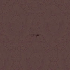 Origin Wallcoverings papier peint ornement violet foncé - 53 cm x 10.05 m - 345435